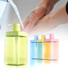 Distributeur de savon liquide Portable de 800ml, pour salle de bains, toilettes, maison, grande capacité, lavage du corps, cuisine, pompe à main, couleur aléatoire