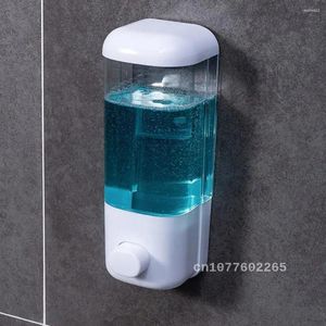 Distributeur de savon liquide ABS mural simple/Double tête, dispositif de lavage des mains en mousse, salle de bain, Gel douche, détergent, bouteille de shampoing