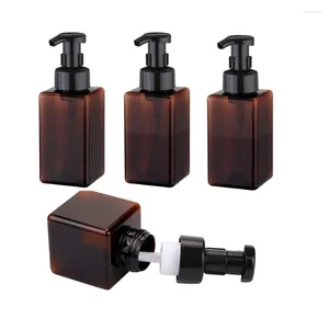 Dispenser voor vloeibare zeep Amber schuimende hervulbare pompfles voor shampoo Body Wash Lotion Schuimflessen Conditioner