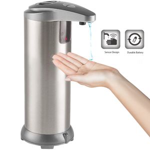 Distributeur de savon liquide automatique 250 ml adapté à toutes sortes de capteur infrarouge réglable mains libres cuisine salle de bain 230308