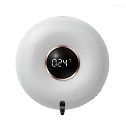 Dispensador automático de jabón líquido, máquina de espuma inteligente recargable por USB, Sensor de pantalla LED sin contacto, fácil de usar, 300ML