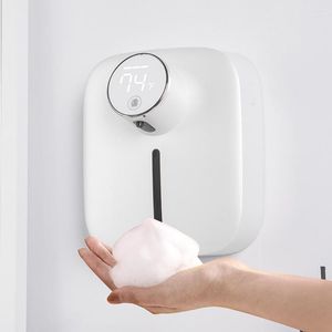 Distributeur automatique de savon liquide, chargeur USB, mousse, capteur mural sans contact, étanche, pour salle de bain et école