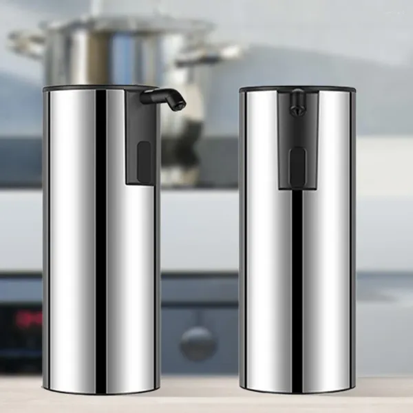 Dispensador de jabón líquido Dispensadores automáticos Sprayer de sensor de acero inoxidable Smart 4 Modos Difusor para champú Cuerpo de lavado de carrocería Detergente