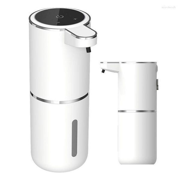 Dispensador de jabón líquido Dispensadores automáticos de espuma con carga USB Gran capacidad Lavado a mano inteligente de alta calidad Sensor táctil Material ABS