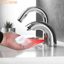 Vloeibare zeep dispenser automatisch schuim hand wassen dispensador de jabon badkamer keuken infrarood bewegingssensor el gootsteen touchless