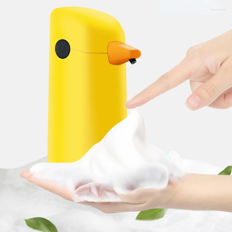Sıvı Sabun Dispenser Otomatik İndüksiyon 2024 Sevimli Kabarcık El Çamaşır Makinesi Elsiz Kontak Bakteri Kontrol Dispenserleri