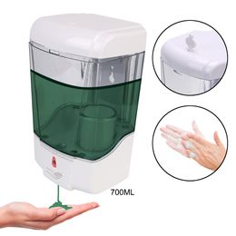 Distributeur de savon liquide Distributeur automatique de savon à capteur IR pour cuisine salle de bain 700 ml WallMount Touchfree Lotion Pump Touchless Liquid 230504
