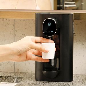 Dispensateur de savon liquide Rabinet de bouche automatique avec une bouteille murale à LED et tasses magnétiques
