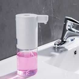 Vloeibare zeepdispenser Automatische oplaadbare schuimflessen Plastic draagbare SeifensSpender Badkamer Accessoires DF50BX