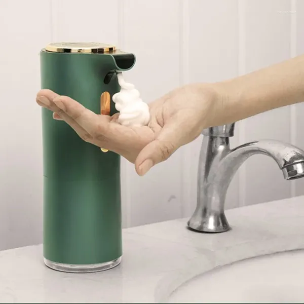 Dispensateur de savon liquide Capteur automatique Machine à laver à main moussante intelligente pour le lavage de bains de salle de bain Basin