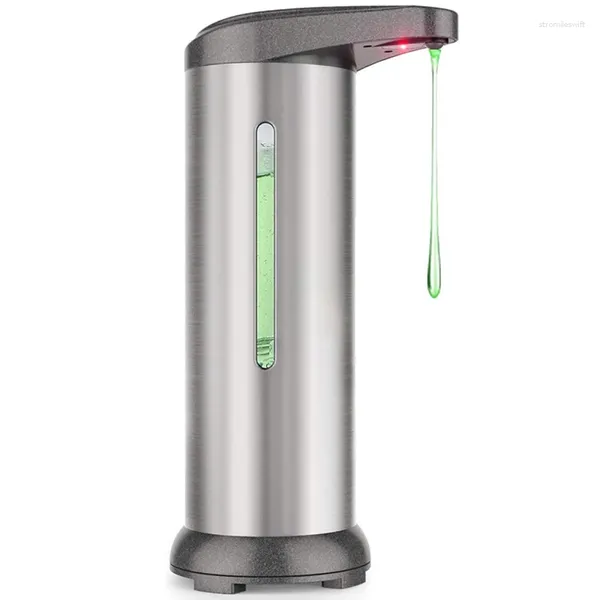 Dispensador de jabón líquido Automático sin toque equipado con sensor de movimiento de infrarrojo de acero inoxidable