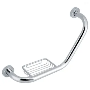 Dispensateur de savon liquide Handle de sécurité de sécurité Baignoire en acier inoxydable Anti-slip Grab Bar Douche pour toilettes de salle de bain