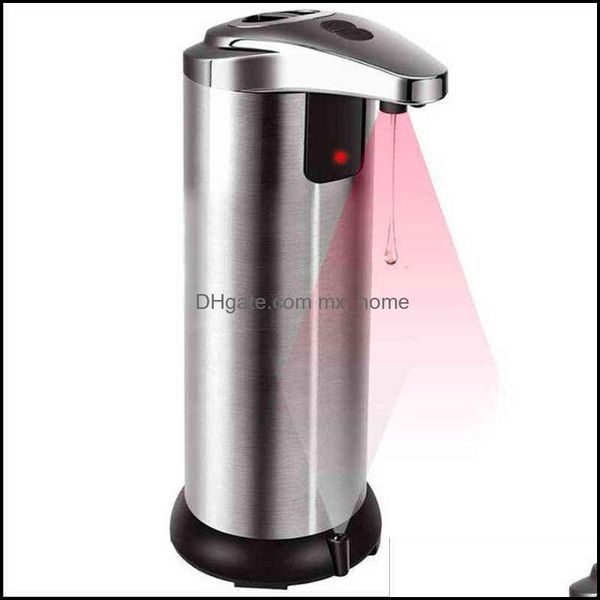 Dispensador de jabón líquido Accesorios de baño Baño Hogar Jardín Cocina Matic Dish Touchless Stainles Dhjvh