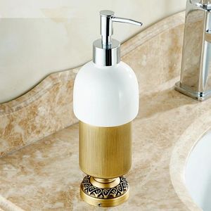 Dispens de salle de bains à distributeur de savon liquide Distors de salle de bain antique céramique shampooing gel de douche cosmétique