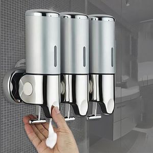 Liquid Soap Dispenser Bathroom Foam Hand Sanitizer Holder Wall Mount Shampoo Head Shower For Accessories 230411