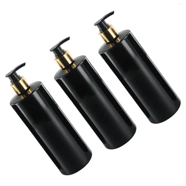 Dispensador de jabón líquido, productos para el hogar, botellas vacías con bomba, caja de prensa, 21X6 Cm, 500ML, negro, duradero, no tóxico, alta calidad