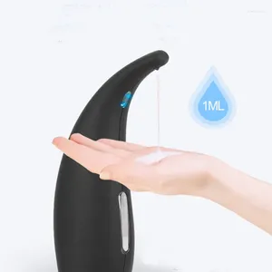 Vloeibare zeepdispenser zwart 300 ml automatisch zichtbare slimme sensor inductie touchless hand wassen voor keuken badkamer