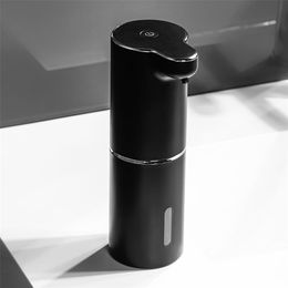 Dispensateur de savon liquide noir Mousse automatique S Bathroom USB Charger inductif Désistant à la main Détergent 220924