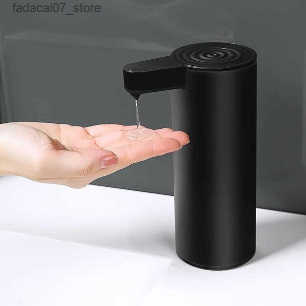 Distributeur de savon liquide à capteur noir, sans contact, pour la cuisine, lavage automatique des mains, Machine à laver, shampoing, détergent Q240119