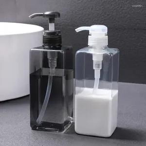 Zeepdispenser Flessen Badkamer Lotion Transparante Soild Body 600 ml Druk Fles Wassen Cosmetica Hand