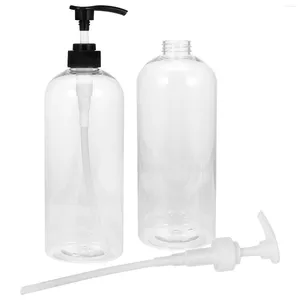 Vloeibare zeepdispenser helder schuim met pomp plastic handflessen badkamergerecht