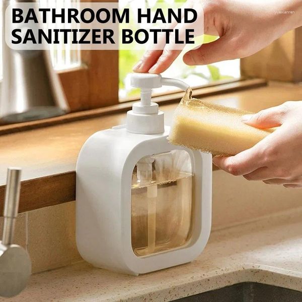 Dispensateur de savon liquide Clear Refipillable Bouteille vide avec presse pour shampooing shampooing Lotion Hand