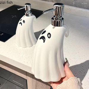 Liquid Soap Dispenser Creatieve spookvormige keramische lotionfles badkamer douchegel shampoo flessen huishoudelijke benodigdheden