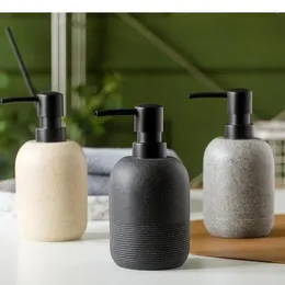 Dispensateur de savon liquide Creative Resin Lotion Bottle shampooing Hands Daissizer les accessoires de salle de bain Home Portable Body Wash Conteneur