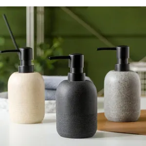 Vloeibare zeep dispenser creatieve hars lotion fles shampoo hand sanering badkamer accessoires thuis draagbare body wash bontainer