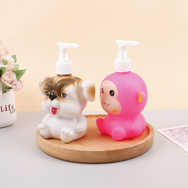 Жидкий мыльный дозатор милый мультфильм животных рук лосьон лосьон шампунь для душа оптом подарок