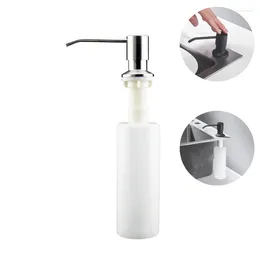 Vloeibare zeep dispenser dek gemonteerde gootsteen roestvrijstalen koppomp handlotion dispensers washbasin accessoires keuken