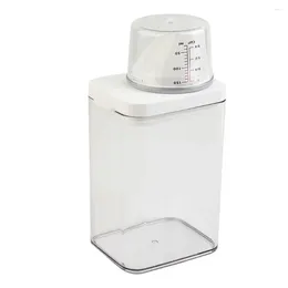Distributeur de savon liquide, anti-poussière, anti-fuite, 700ml/1100ml/1500ml/1900ml, détergents en plastique de lavage, récipient de poudre