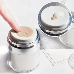 Dispensateur de savon liquide Vide Makeuvor Cosmetic Pots Pompe Airless Pompe acrylique Échantillon Transparent Bouteilles à fard à paupières Récipient de crème