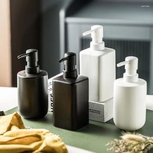 Zeepdispenser Europese Stijl Ronde Keramische Lotionfles Thuis Badkamer Shampoo Douchegel Doseren Keuken Handdesinfecterend middel