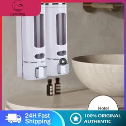 Dispensador de jabón líquido Bomba de ducha de ducha de jabón Shampoo Shaming Body Wawe Ahorro Suministros de baño montados en la pared