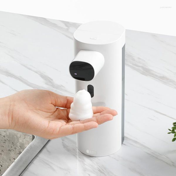 Distributeur de savon liquide mousse automatique rechargeable Smart Machine à laver les mains tablette distributeur de vaisselle cuisine salle de bain outils de nettoyage