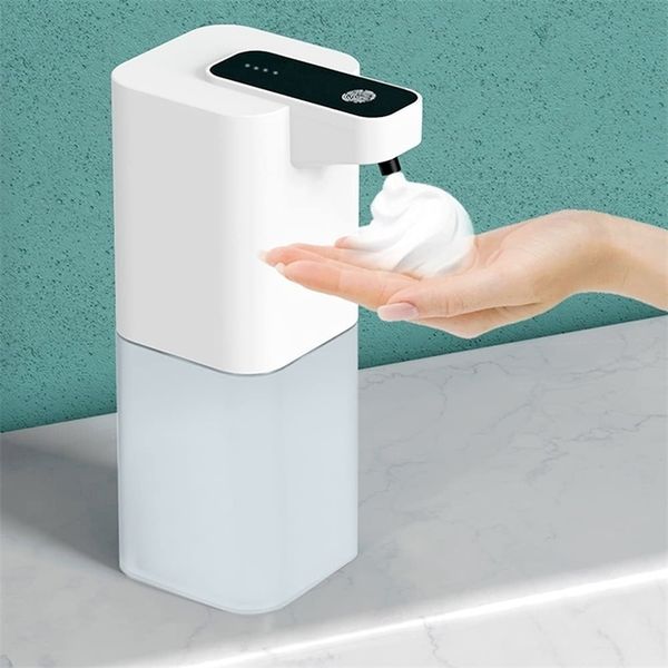 Distributeur de savon liquide mousse automatique s pour salle de bain plat sans contact pompe électrique main libre 220924