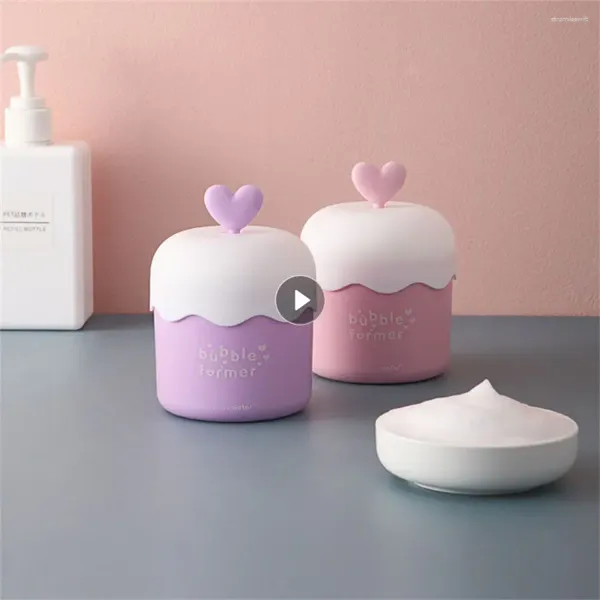 Bubbleur de mousse de distributeur de savon liquide Utilisation pratique portable à trois couleurs Machine de nettoyage pour le visage de haute qualité durable moderne minimaliste