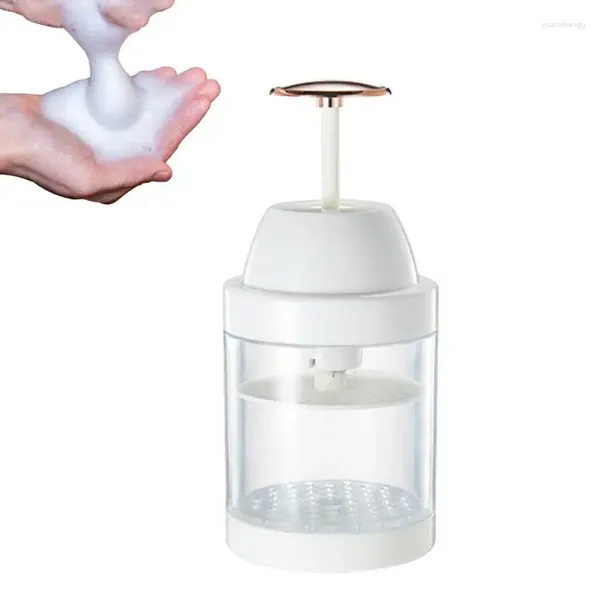 Dispensador de jabón líquido, bomba de espuma, portátil, transparente, suministros de ducha para el hogar, botella de espuma para limpiar la piel