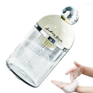 Dispensador de jabón líquido con forma eléctrica automática, soporte de utensilio de decoración para el hogar, bomba resistente al agua duradera para Baño