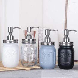 Dispensateur de savon liquide Verre Lavage Free Hand Dasizizer Bottle 500 Shampoo Bath Gel Lotion Sub Press Pump Pump Head vide