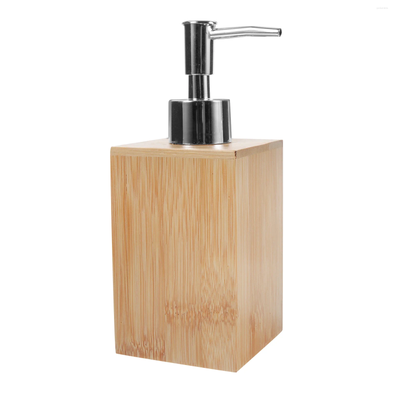 Dispensador de jabón líquido, botella de mano, loción de bambú con bomba, acondicionador para el cabello