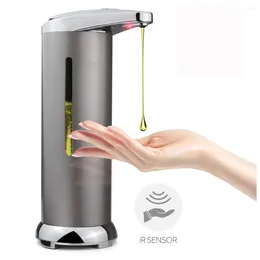 Vloeibare zeep dispenser hand washad badkamer toilet gelvengifte machine automatisch touchless zilver
