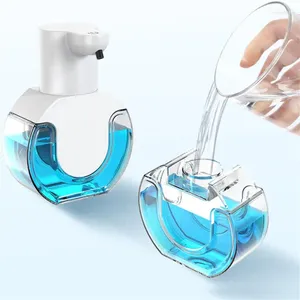 Dispensateur de savon liquide lavage de main portable simple confortable Santé de salle de bain pratique automatique induction de mode durable ménage
