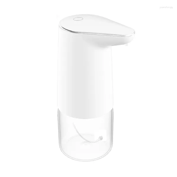 Distributeur de savon liquide, capteur intelligent infrarouge sans contact, mains libres, automatique, pour salle de bains et cuisine, blanc