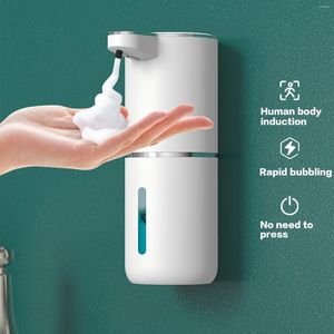 Dispensateur de savon liquide Intelligent détecte automatiquement la mousse pour se laver les mains pour Kid Gel Handw Washroom Toilet Clean Supplies