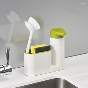 Vloeibare zeepdispenser Keuken Shampoo Containerhouder Est Draagbare thuisbadkamer Plastic Praktische opslag