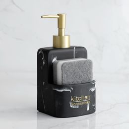Vloeibare zeep dispenser aanrecht aanrecht handpomp fles caddy spons houder badkamer opslag en organisatie 230510