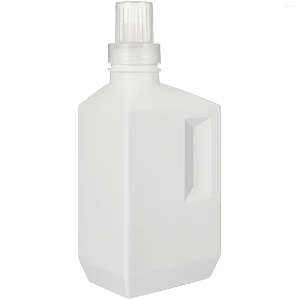 Distributeur de savon liquide, bouteille de détergent à lessive rechargeable, grand pot vide pour chambre, poudre à laver