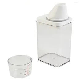 Dispensateur de savon liquide résistant aux fuites 700 ml / 1100 ml / 1500 ml / 1900 ml de lavage de lavage des détergents en plastique couvercle de la boîte de rangement